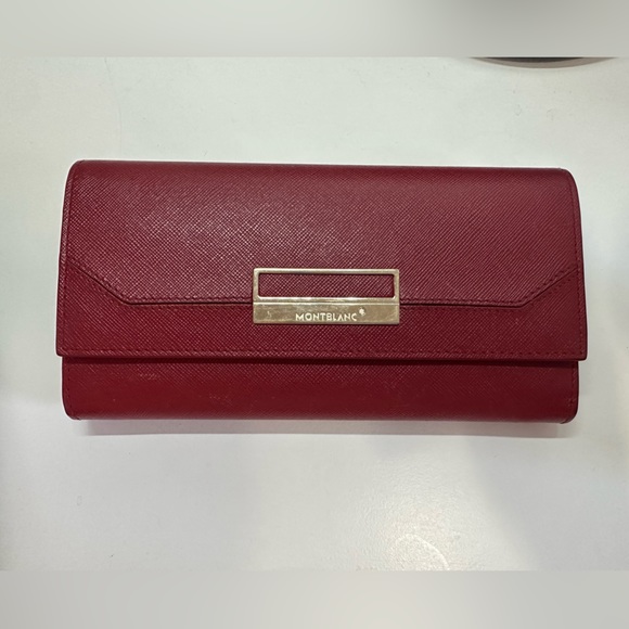 BEUN LONDON Duke Genuine Leather Wallet With RFID Blocking - 8 Card Slots, Red Leopard Print